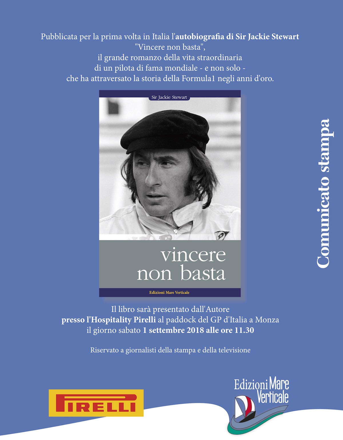 Sir Jackie Stewart al Gran Premio di Monza