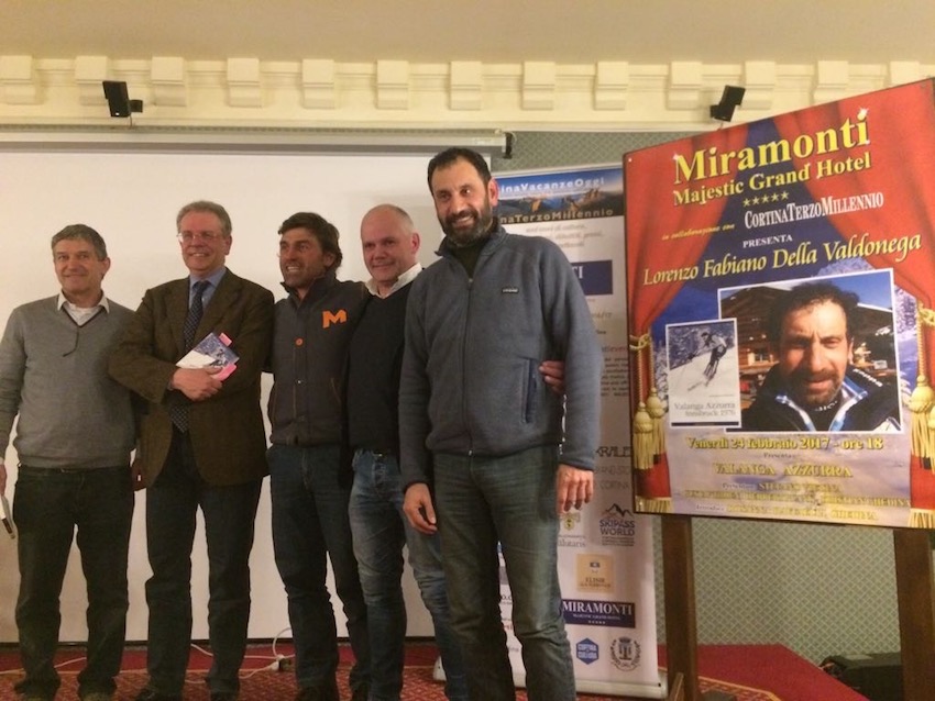 Presentazione a Cortina del libro "Valanga Azzurra"